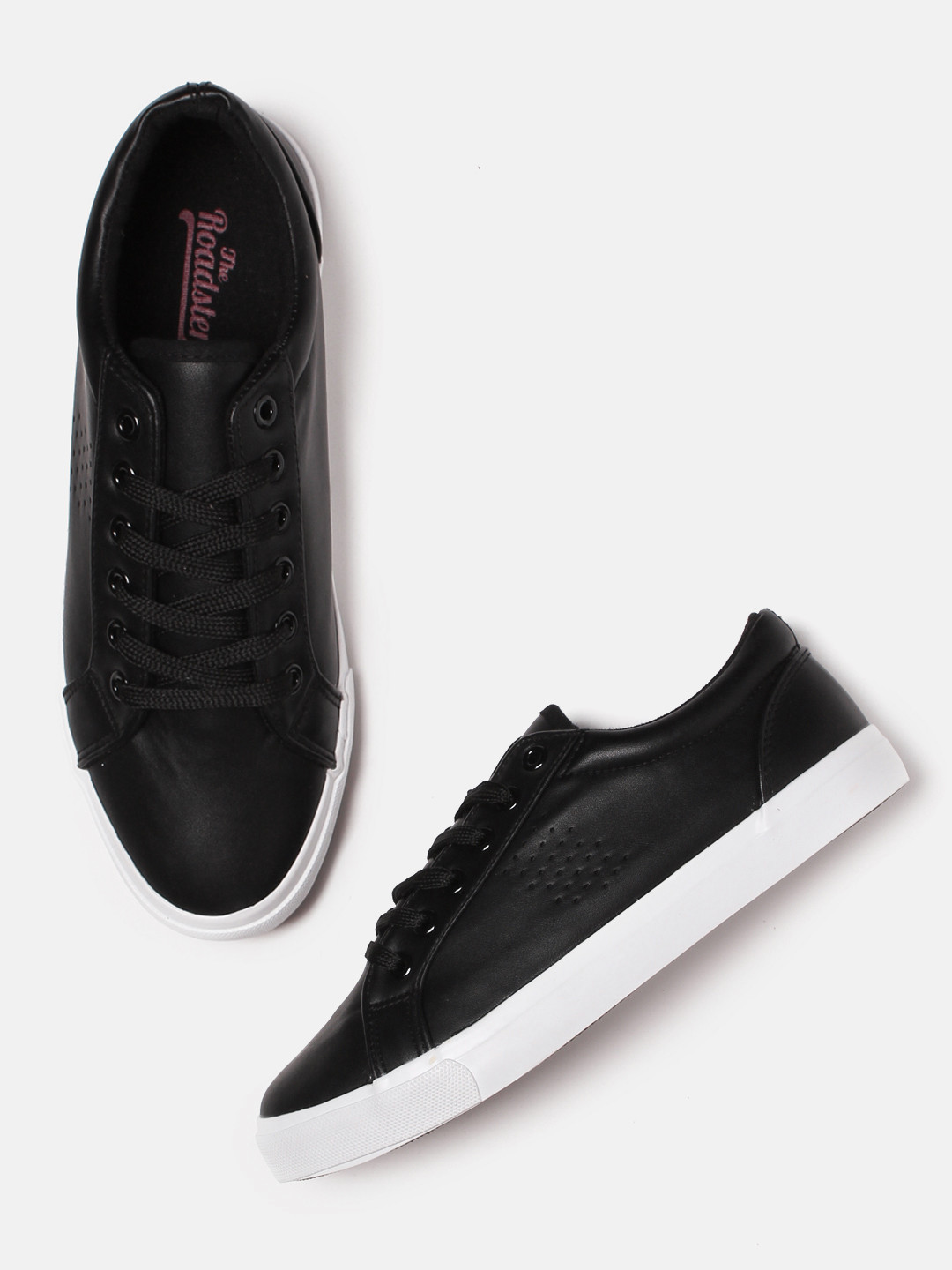 Buy Roadster Women Black Sneakers Casual Shoes for Women 2183605 Myntra