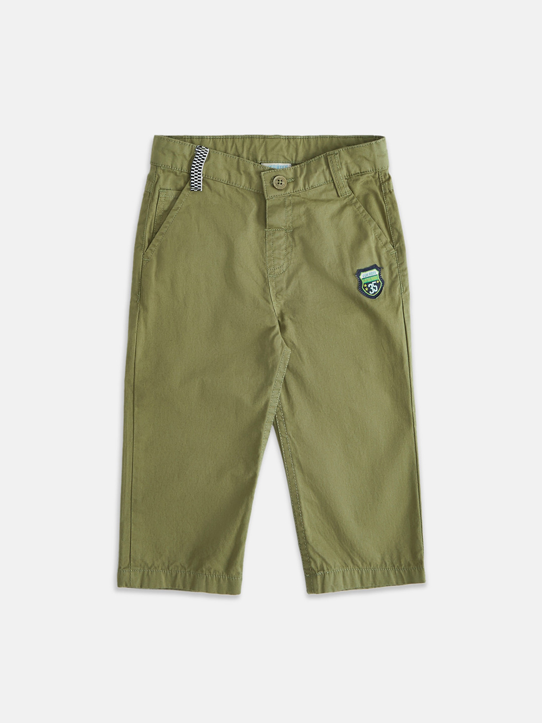 Buy Pantaloons Baby Infant Boys Mid Rise Cotton Chinos Trousers for