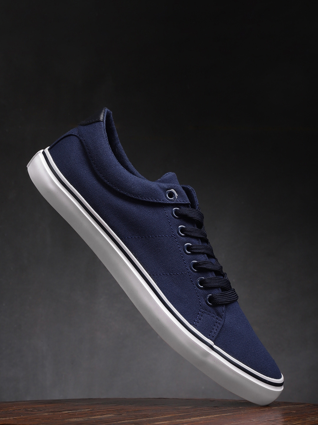 navy blue casual shoes mens