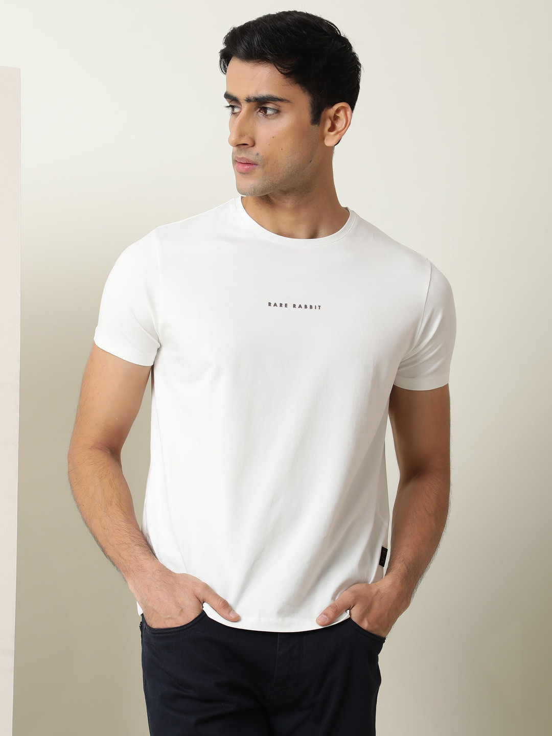 Rare Rabbit T Buy RARE RABBIT Men Rabbi Slim Fit Cotton T Shirt - Tshirts for Men ...