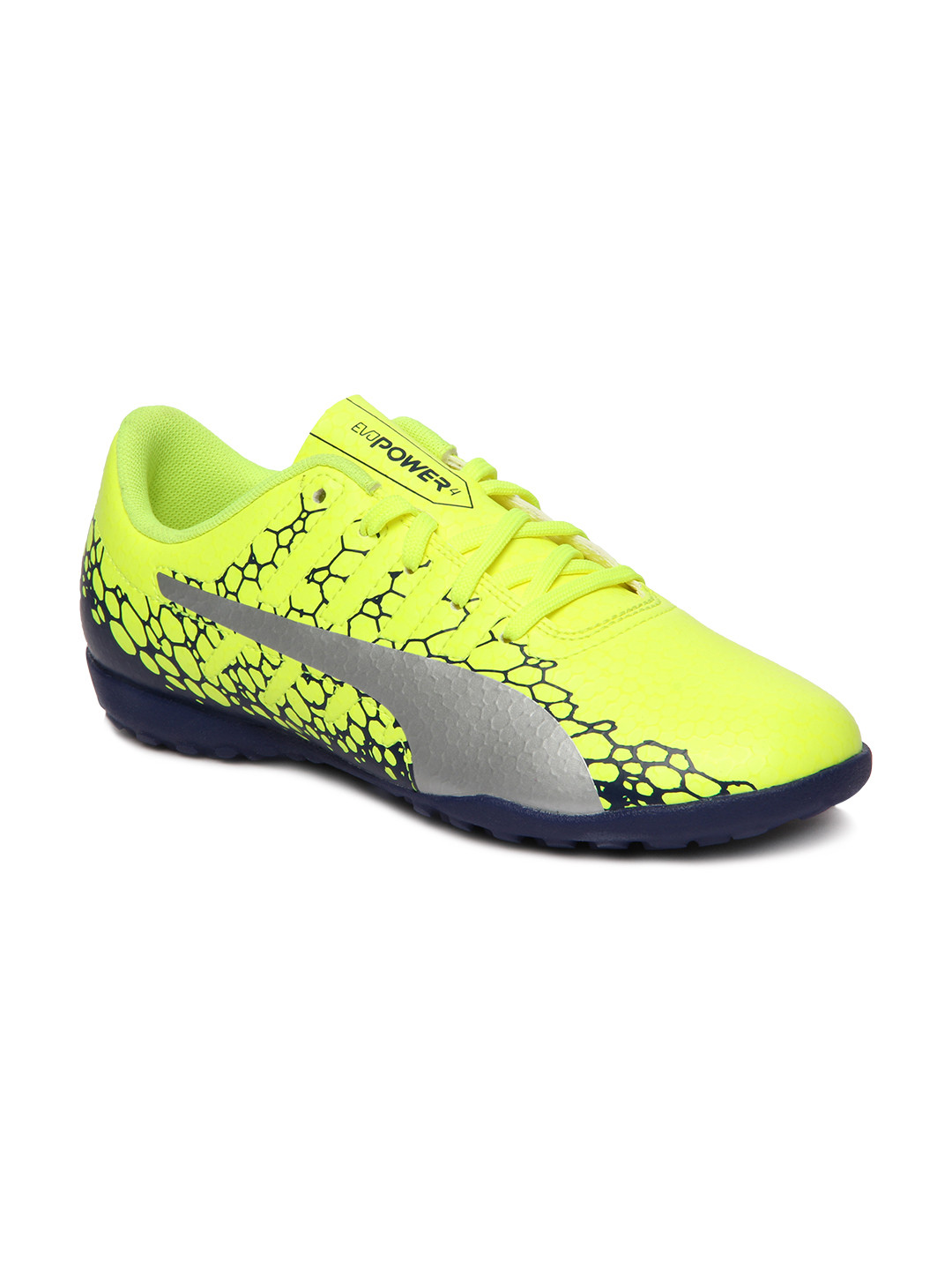 Buy Puma Kids Yellow EvoPOWER Vigor 4 GRAPH TT Jr Football Shoes ...
