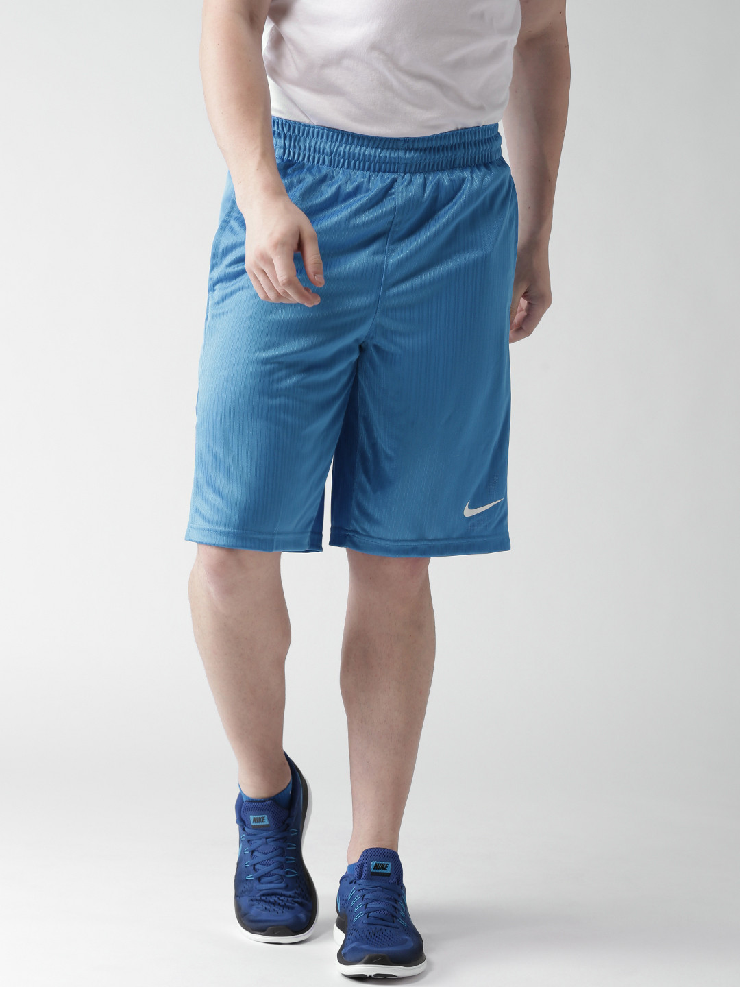 Buy Nike Men Blue Solid M NK SHORT Basketball Shorts - Shorts for Men ...