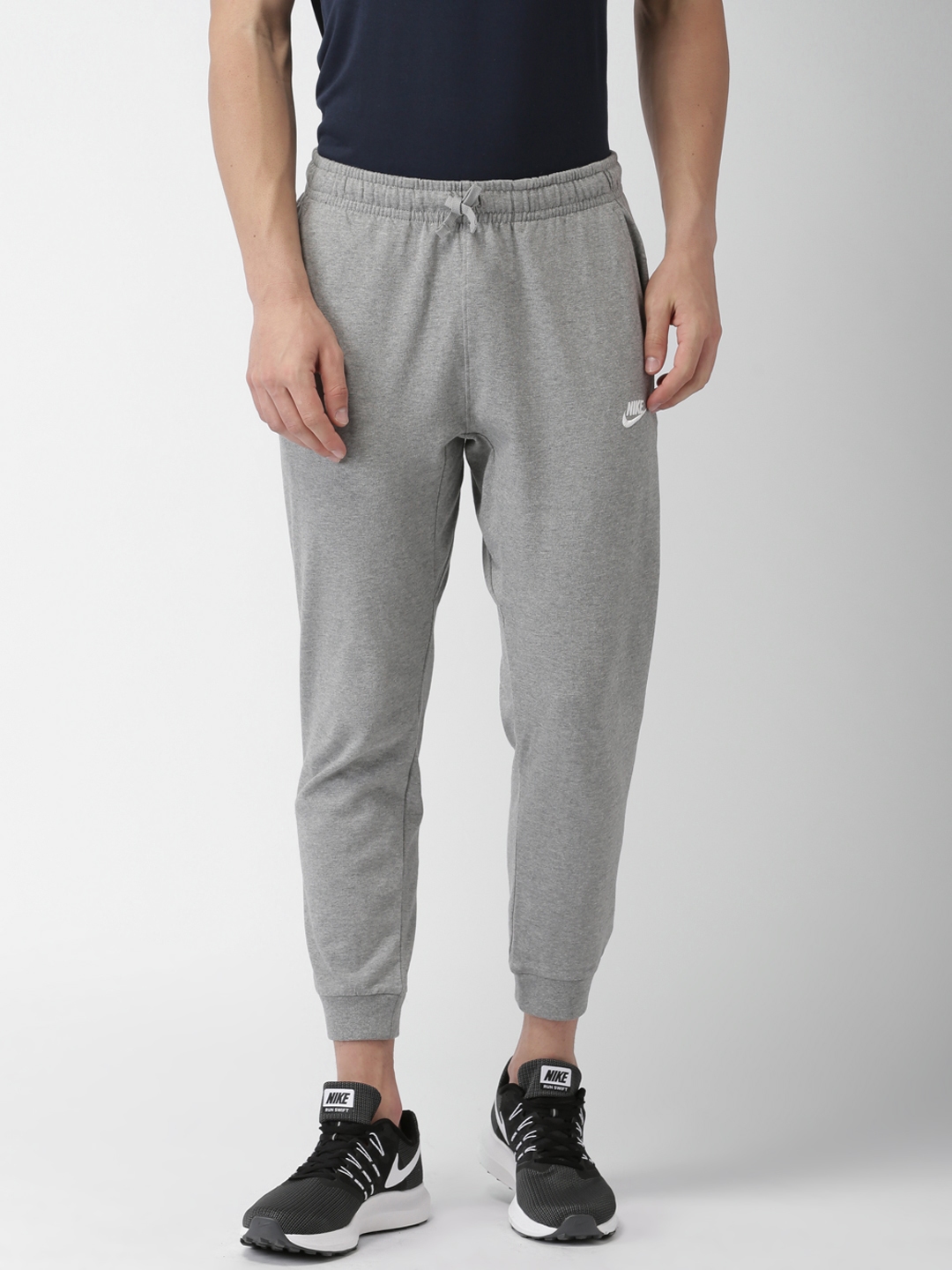 nike men's club joggers grey