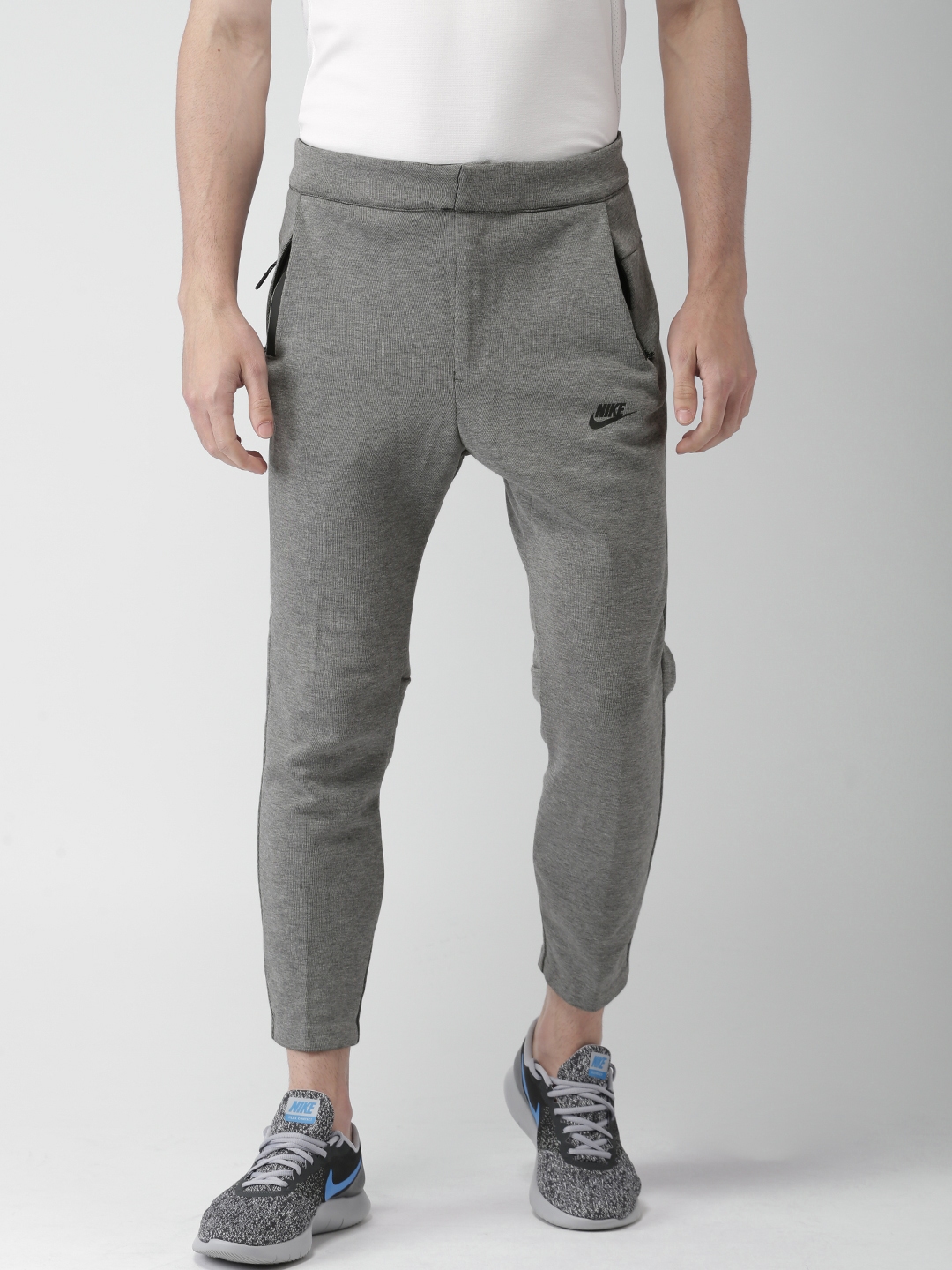grey track pants mens