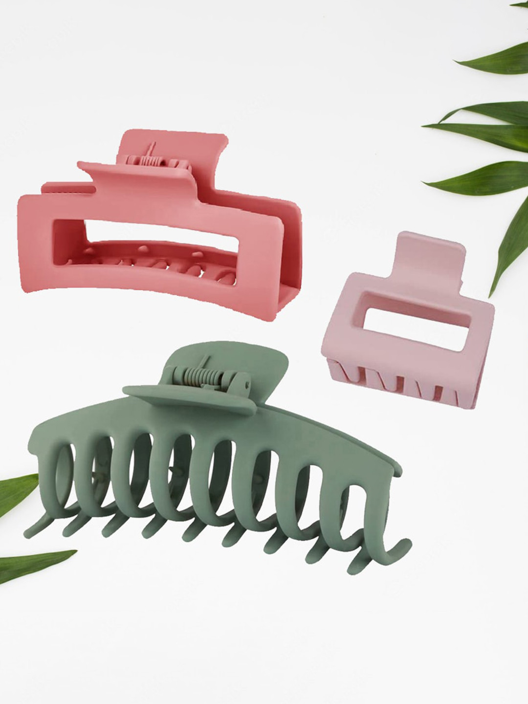 Buy FIMBUL Women Set Of 3 Claw Clip Hair Accessory for Women 21878738