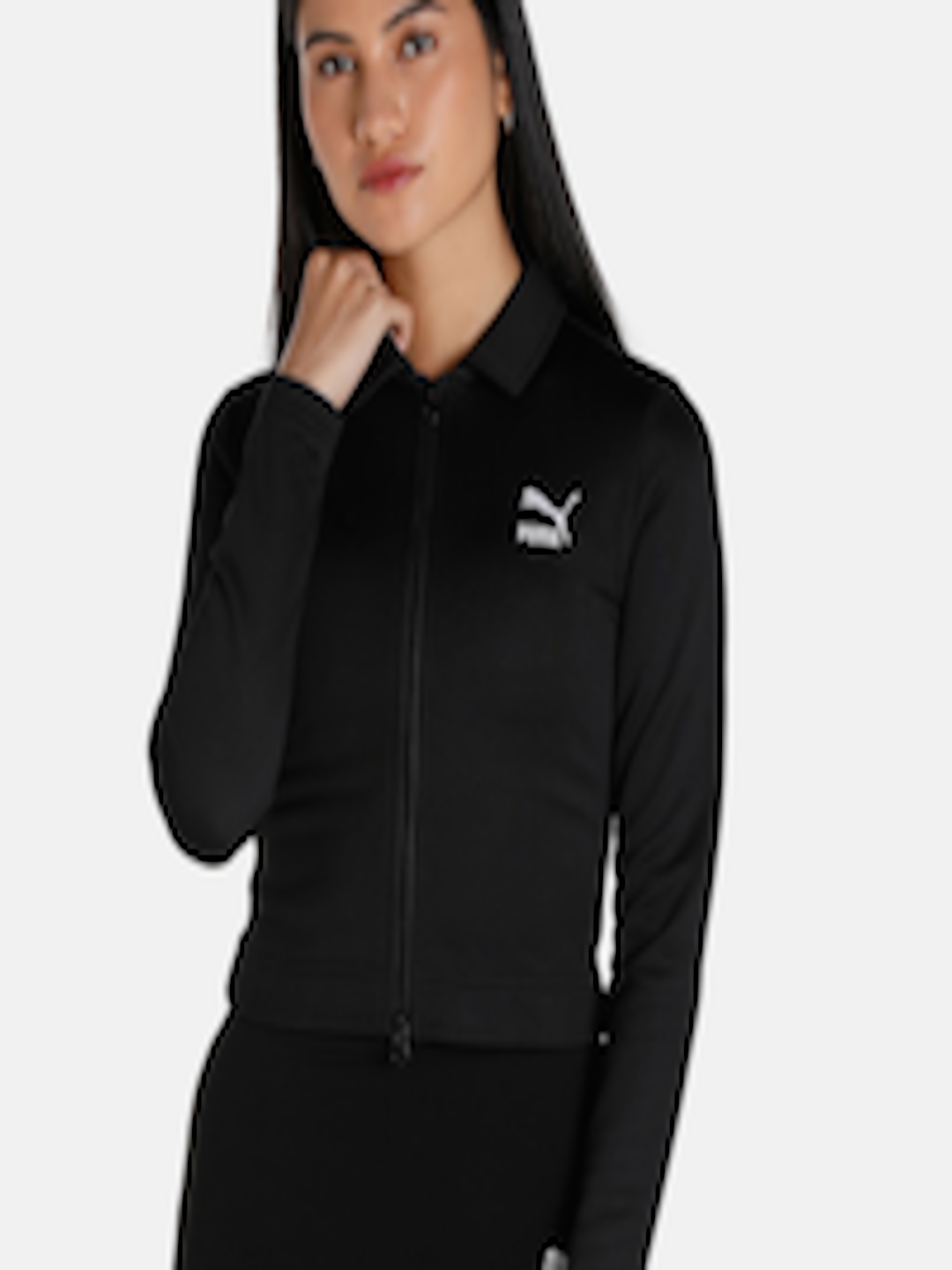 Buy Puma Women CLASSICS Slim Fit Long Sleeve Sporty Jacket - Jackets ...