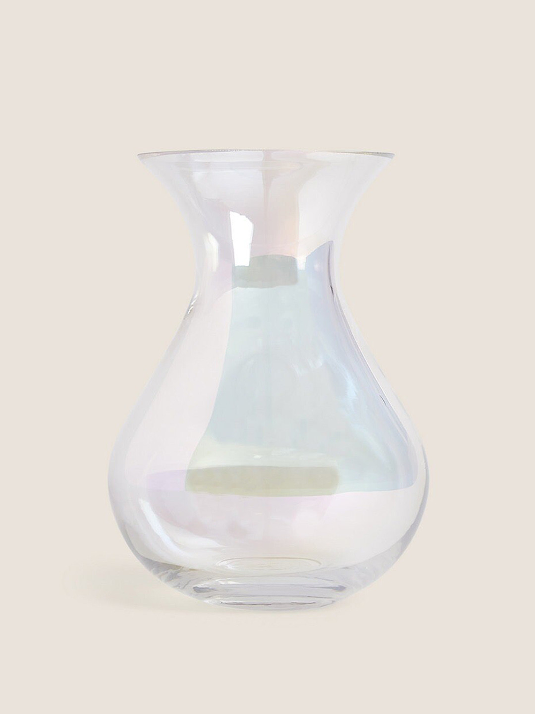 Buy Marks & Spencer Transparent Glass Flower Vase Vases for Unisex