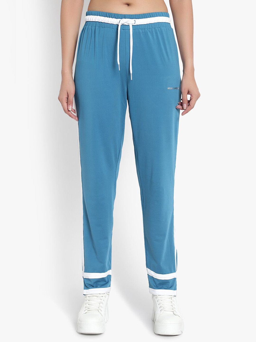 Buy Wearjukebox High Waist Track Pants Track Pants for Women 21898646