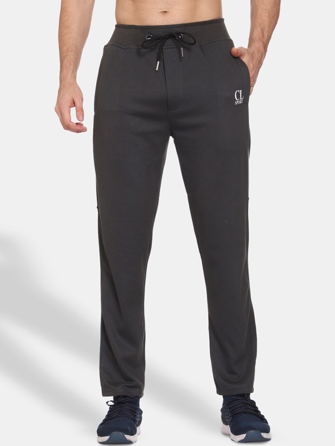 Buy CL SPORT Men Solid Mid Rise Regular Fit Outdoor Track Pants - Track ... image.