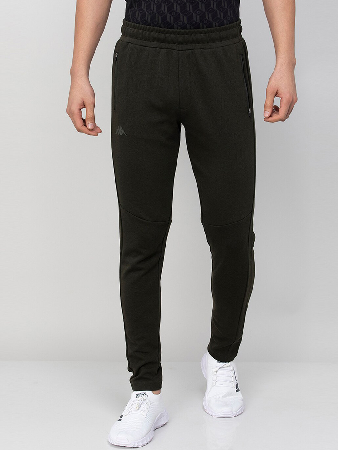 Buy Kappa Men Mid Rise Cotton Regular Fit Outdoor Track Pants Track