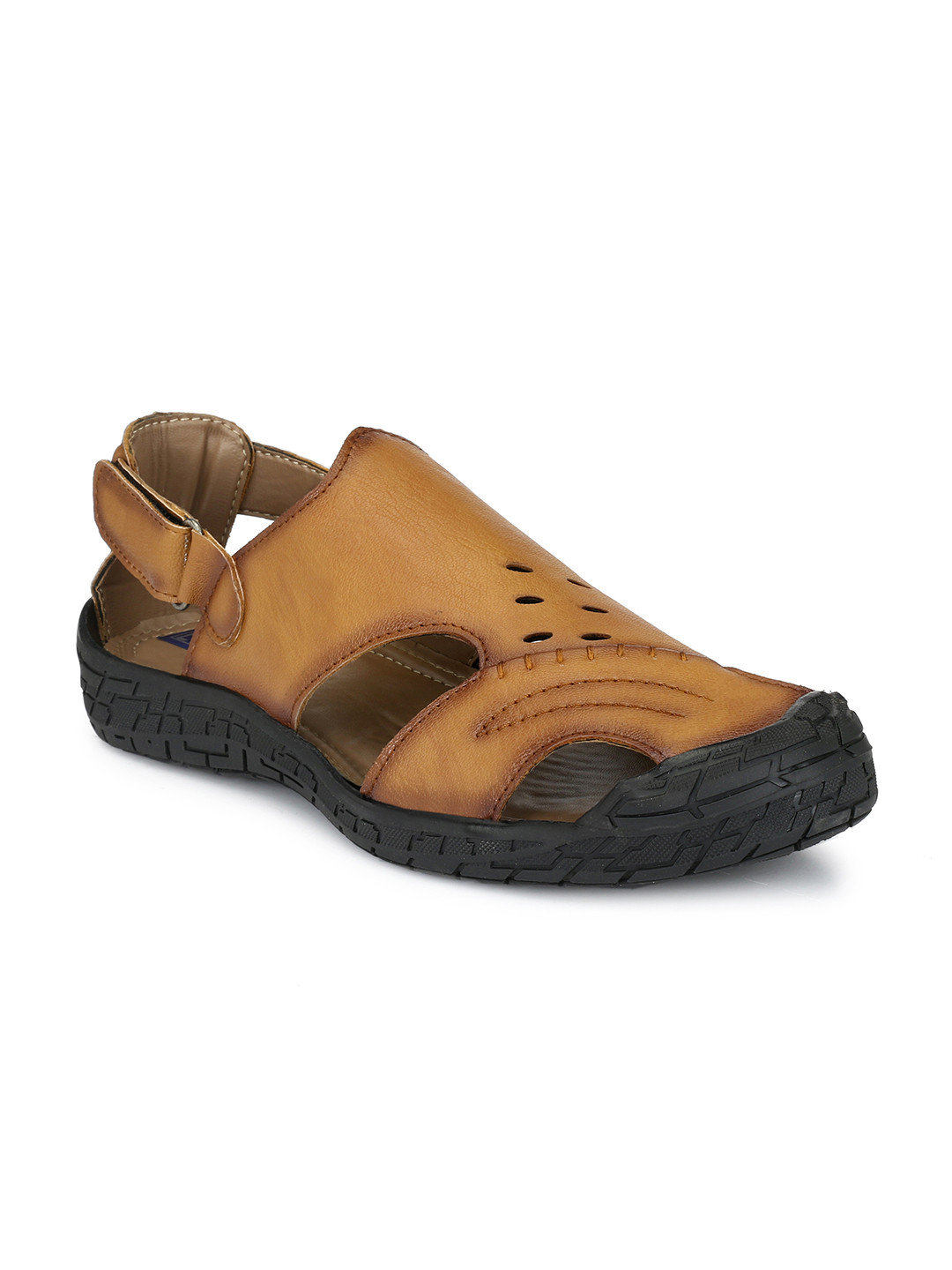 Buy El Paso Men Tan Brown Handcrafted Comfort Sandals - Sandals for Men 2192040 | Myntra
