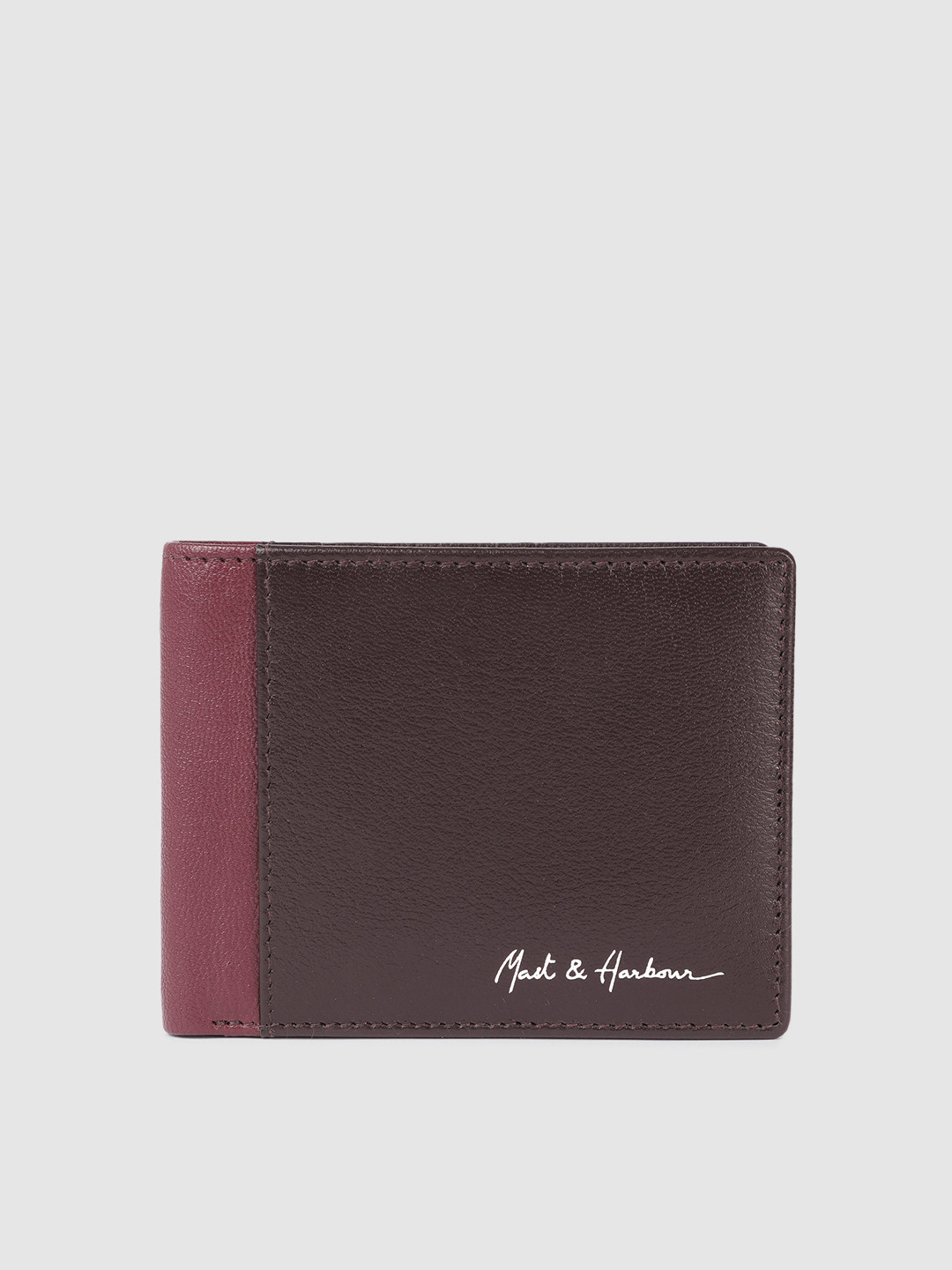 Buy Mast & Harbour Men Leather Two Fold Wallet Wallets for Men