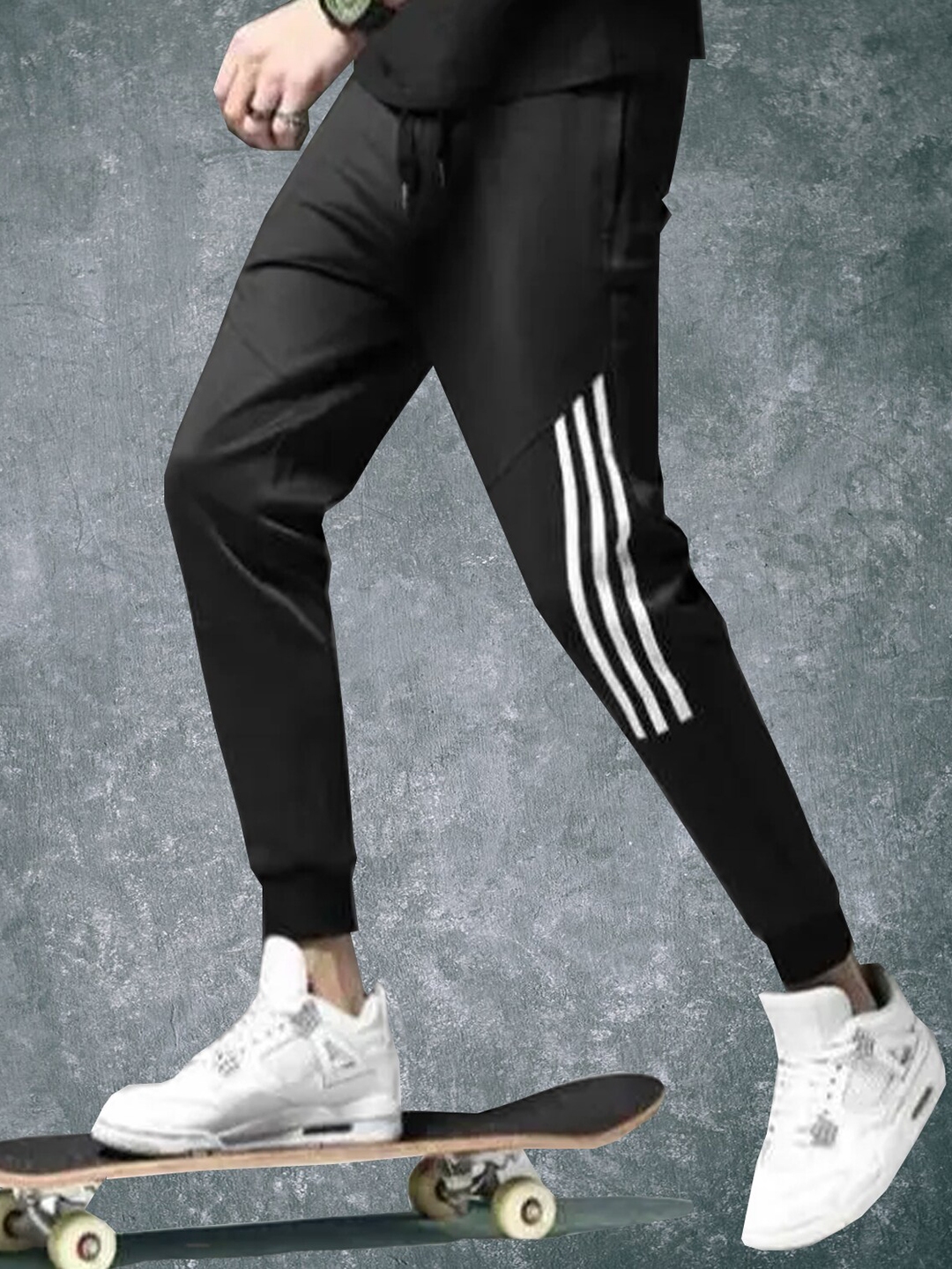 Buy CLAFOUTIS Men Mid Rise Slim Fit Joggers - Track Pants for Men ...