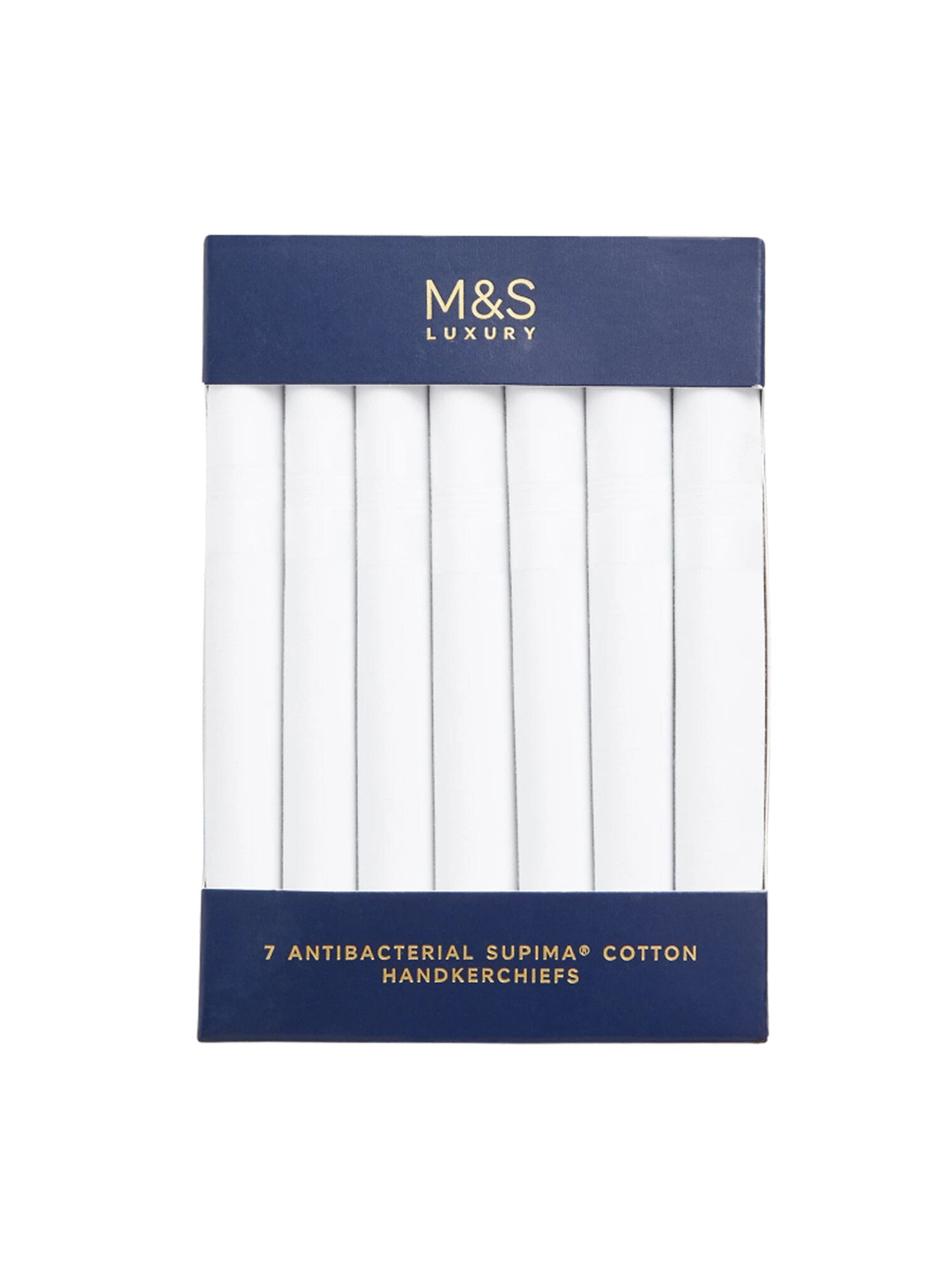 Buy Marks & Spencer Men Pack Of 7 Pure Cotton Handkerchiefs