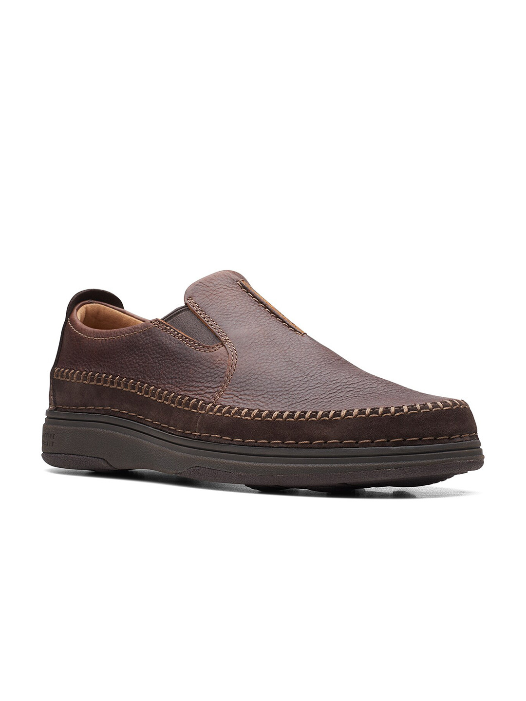 clarks slip on shoes mens