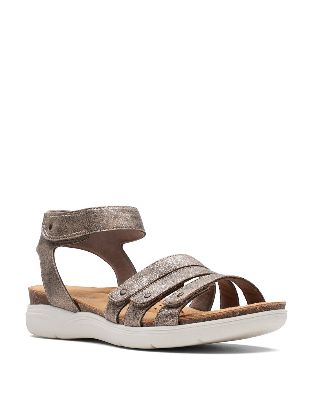 clarks brown flats