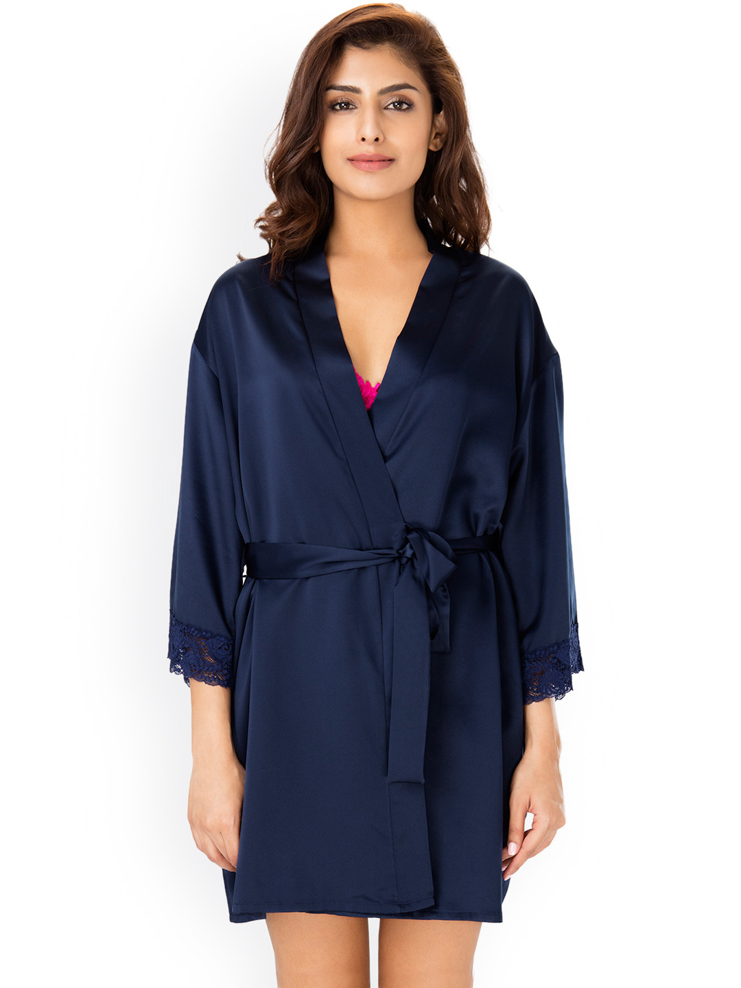 Buy PrettySecrets Navy Blue Robe Robe for Women 2193453 Myntra