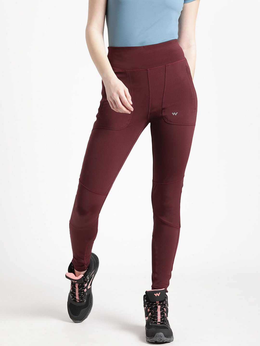 Buy Wildcraft Women Ankle Length Anti Odour Sports Tights Tights for