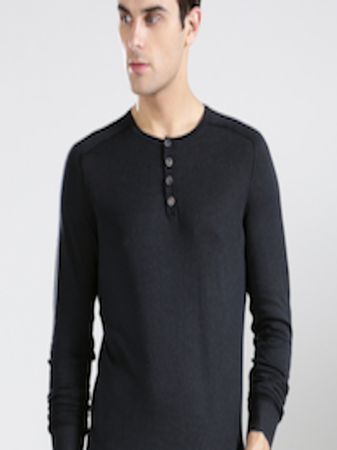 Buy BOSS Orange Men Navy Blue KRONASTLE Solid Sweater - Sweaters for ...