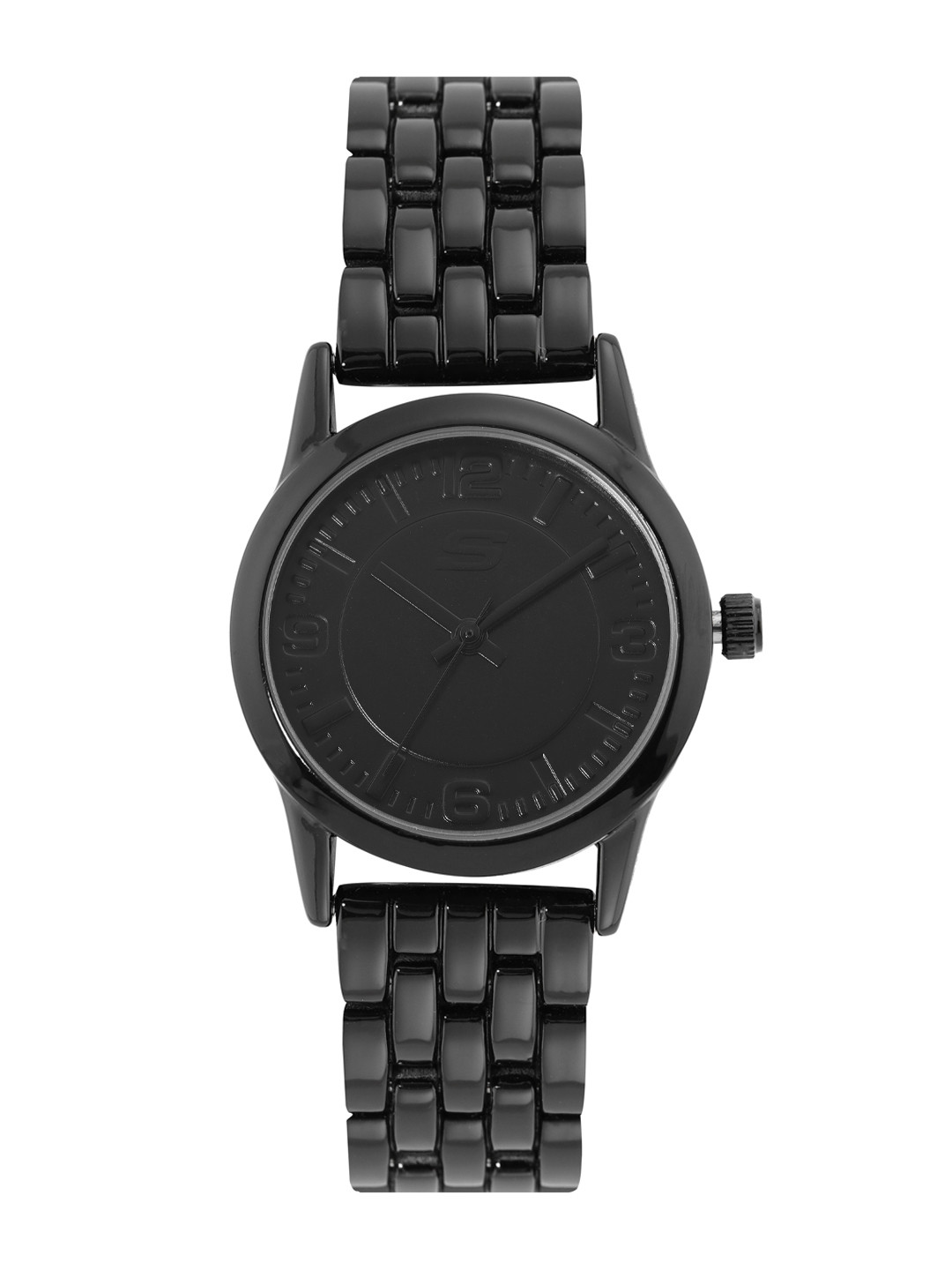 Buy Skechers Women Rosencrans Braided Straps Analogue Watch SR6189T Black Watches for Women