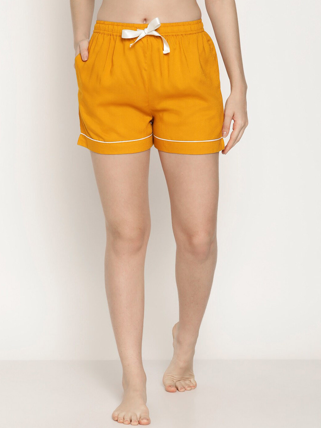 Buy COASTLAND Women Yellow Shorts Shorts for Women 21965678 Myntra