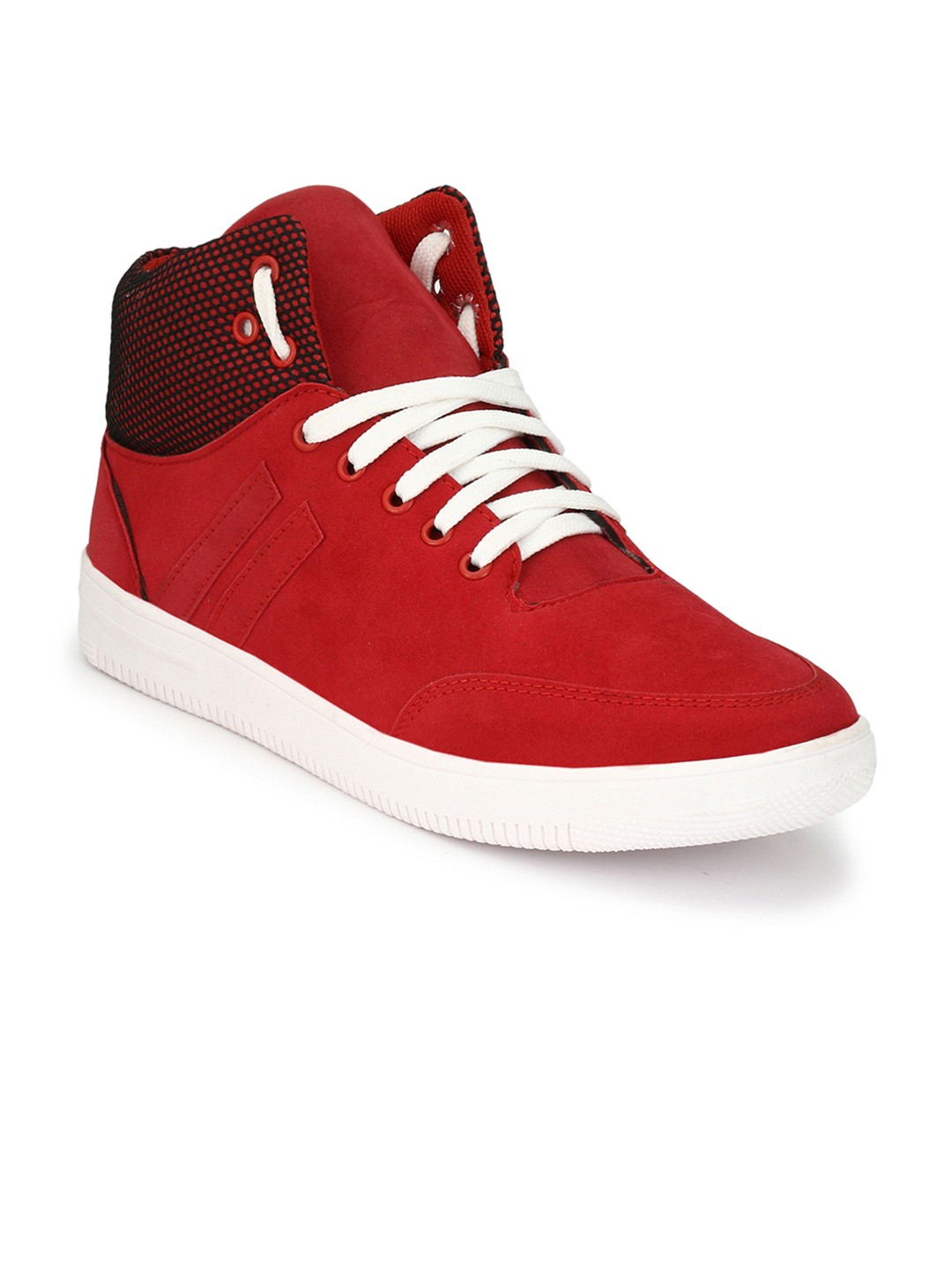 mactree men white solid sneakers
