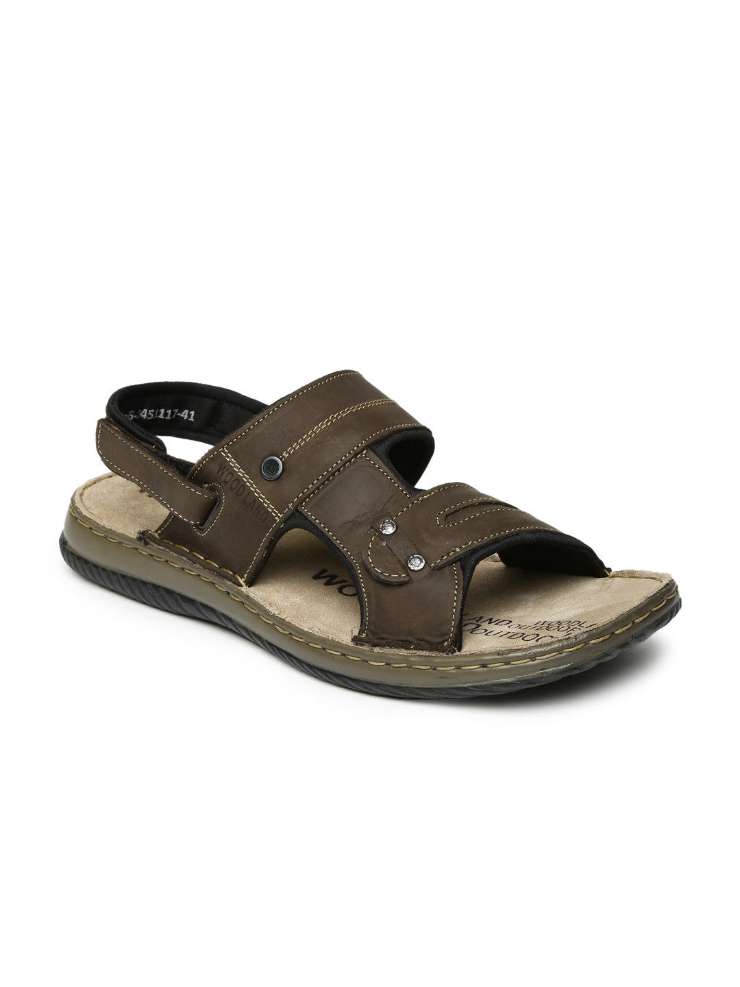 Buy Woodland Men Brown Comfort Sandals - Sandals for Men 2197562 | Myntra