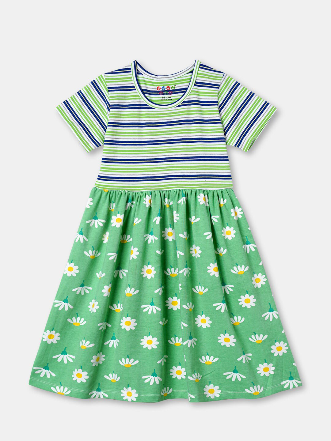 Buy ZION Green Dress Dresses for Girls 21979740 Myntra