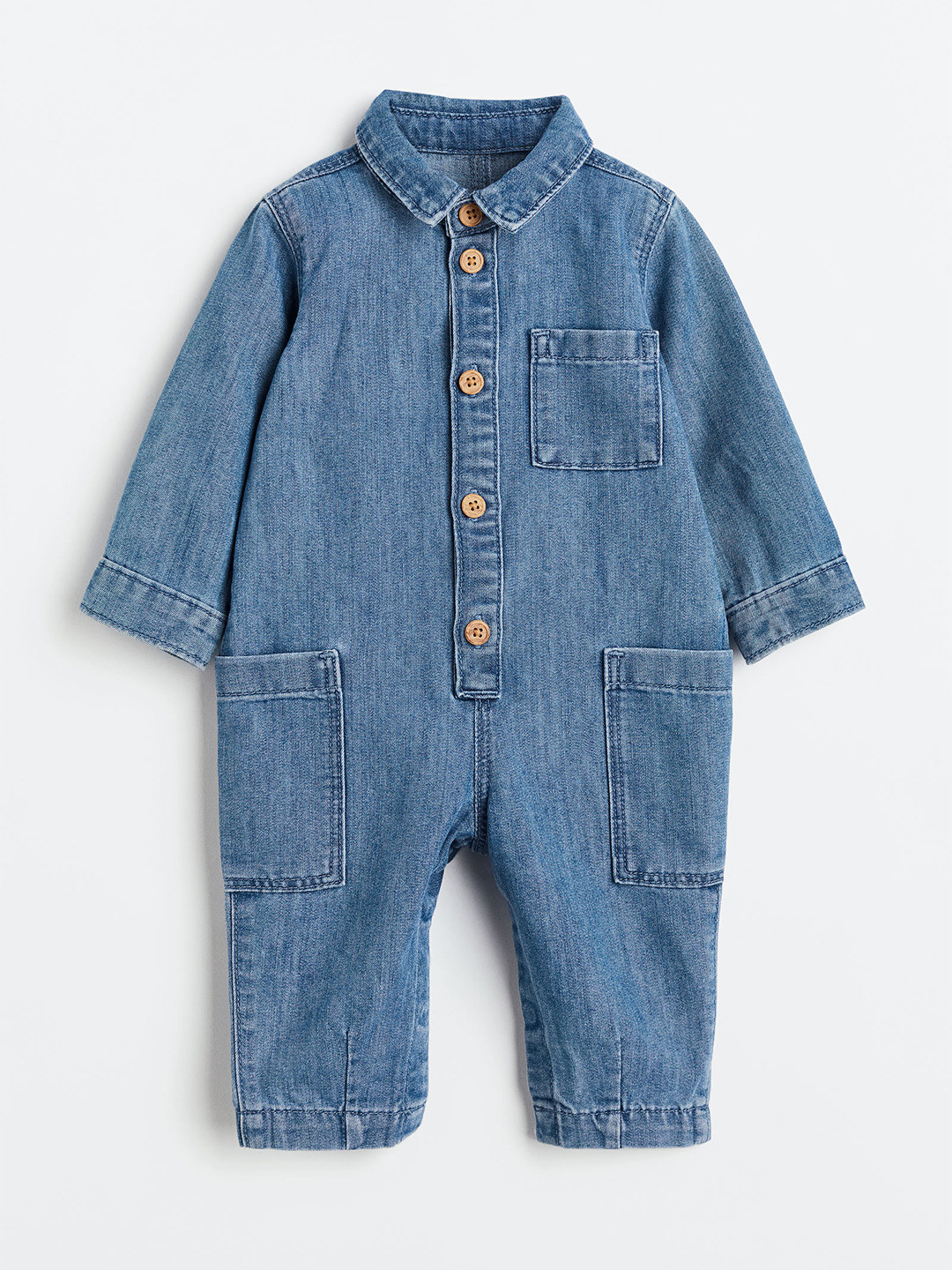 Buy H&M Infant Boys Denim Boiler Suit Jumpsuit for Boys 21986758 Myntra