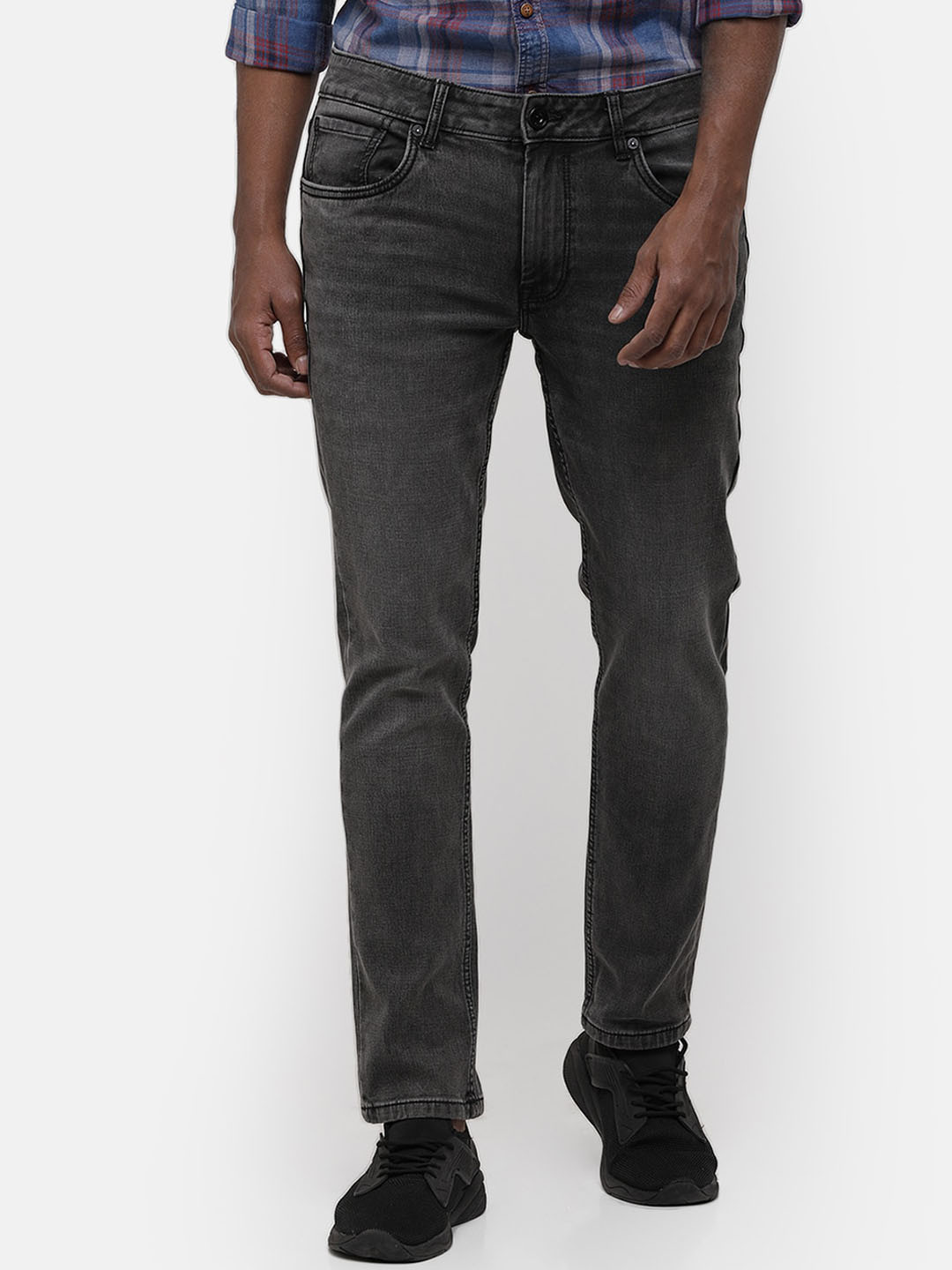 Buy Voi Jeans Men Skinny Fit Low Distress Light Fade Jeans Jeans for