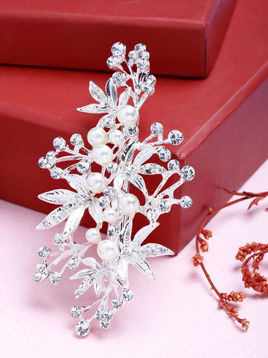 Buy CHANDERKASH Women Embellished Alligator Hair Clip Hair Accessory