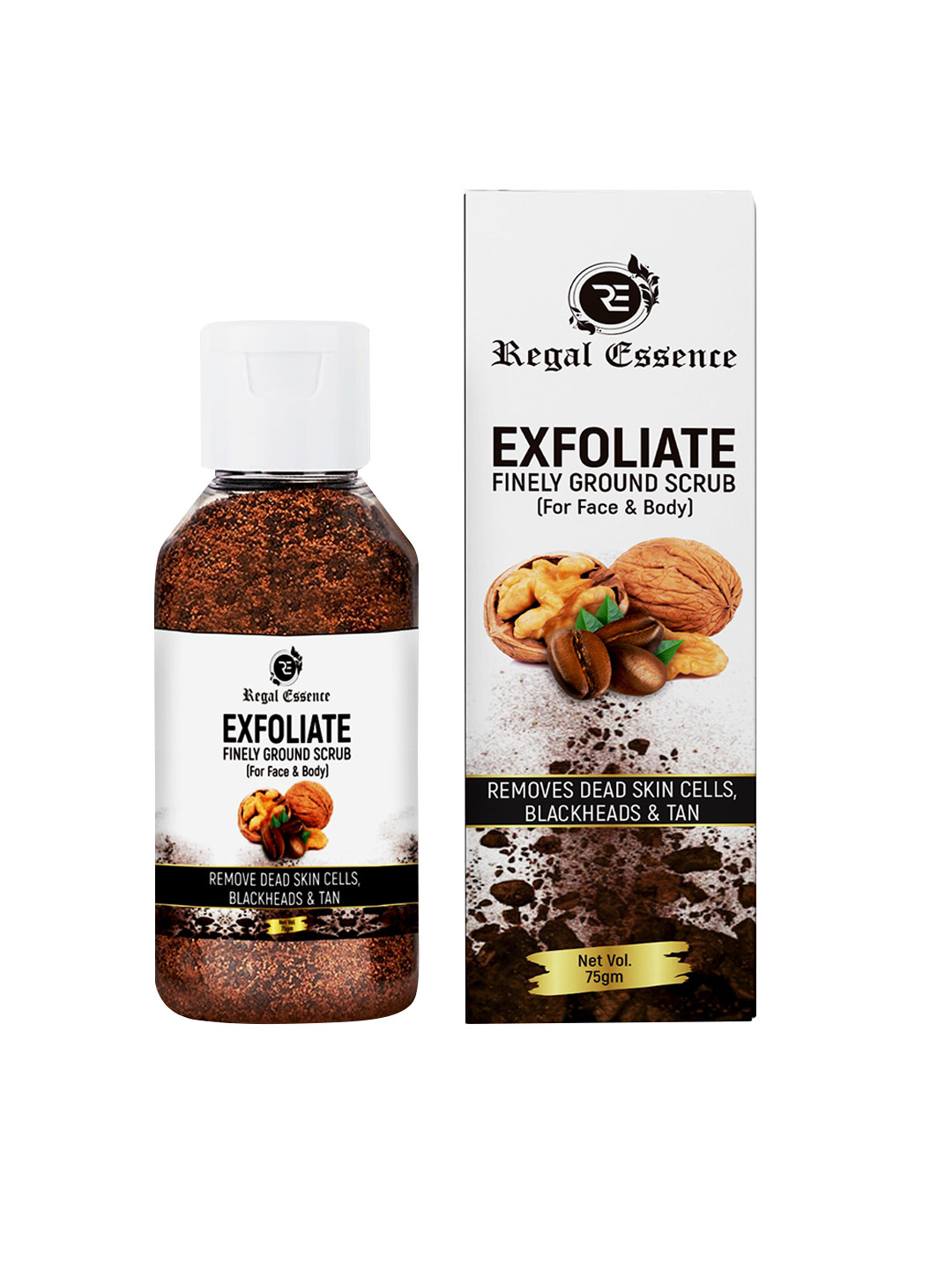 Buy Regal Essence Exfoliate Finally Ground Coffee Scrub 75 Gm Face