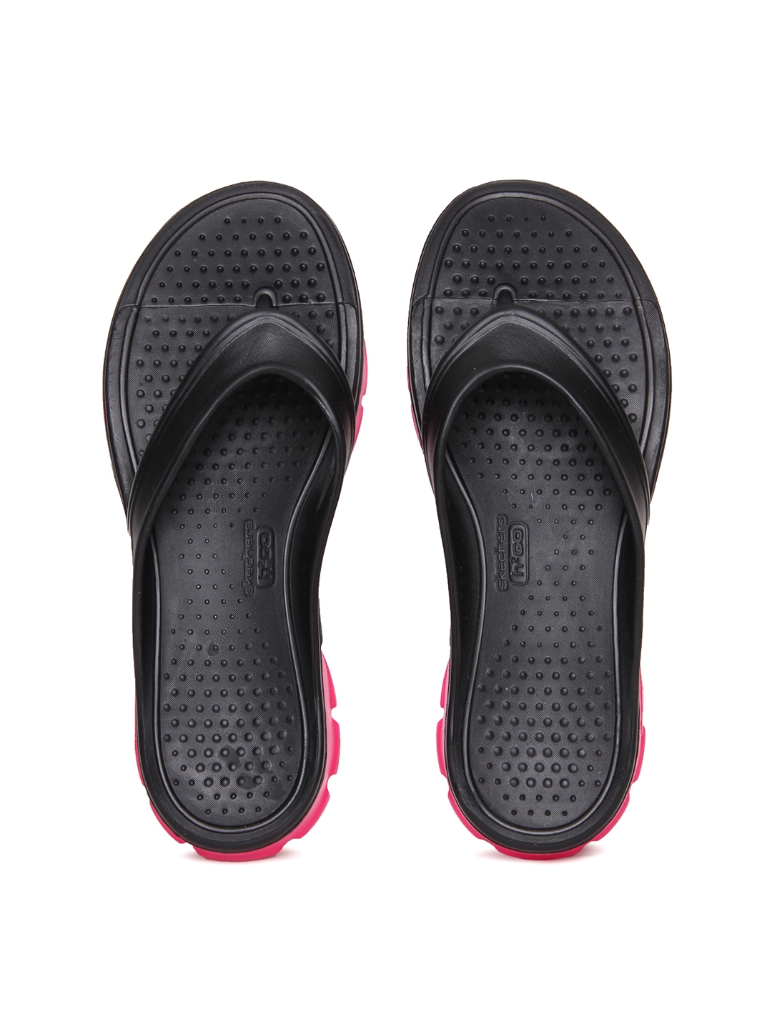 Buy Skechers Women Black Solid H2 GO TIDAL WAVE Thong Flip Flops - Flip ...