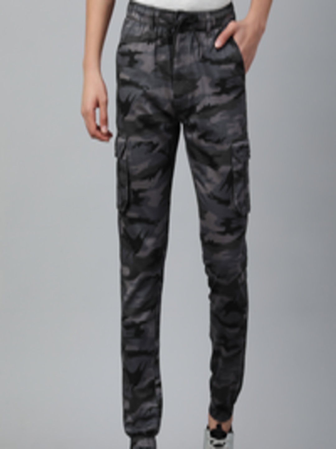 Buy ADBUCKS Camouflage Printed Cargo Style Joggers - Trousers for Men ...