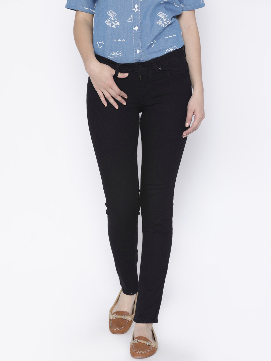 womens lee mid rise skinny jeans