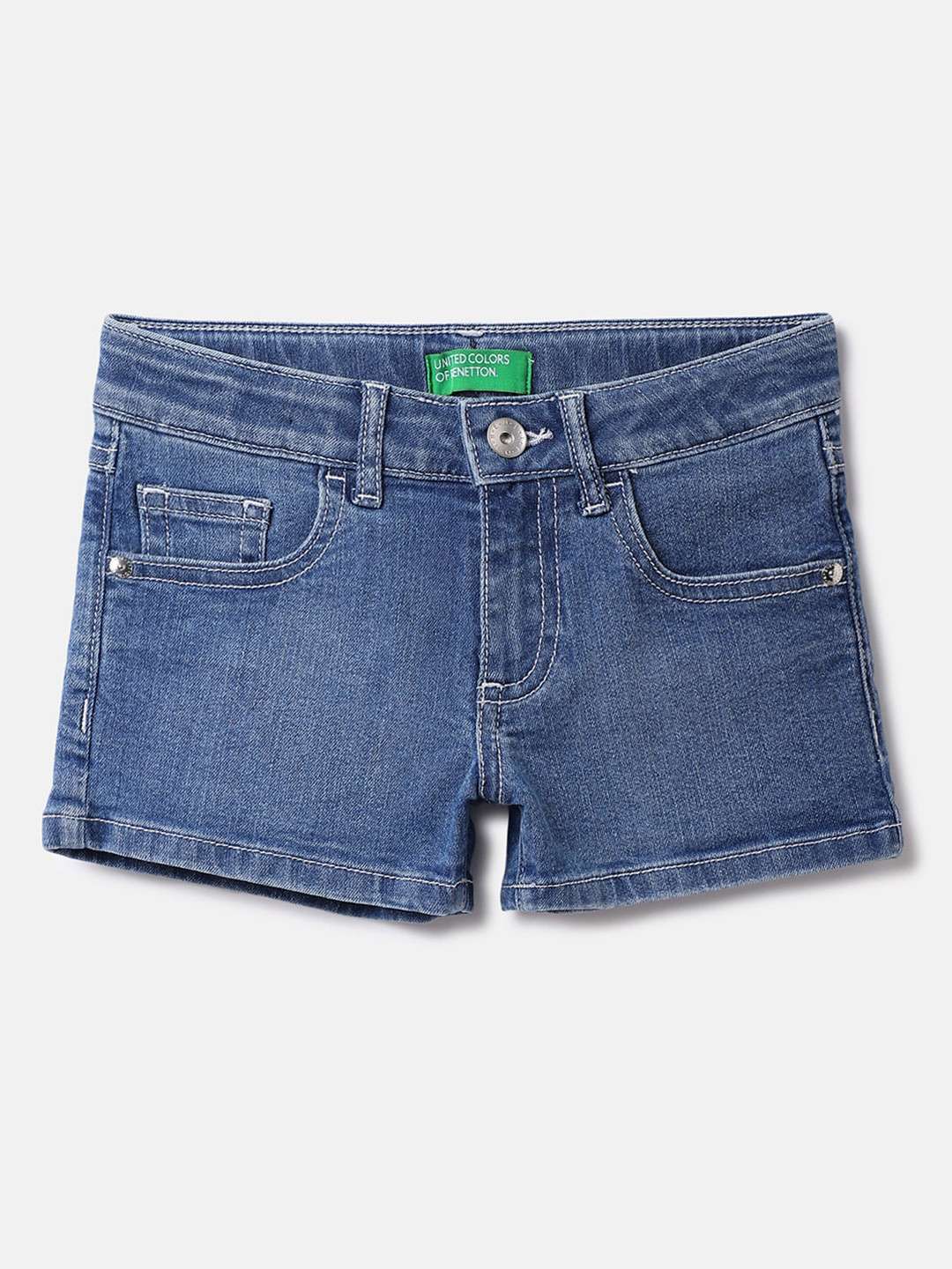 United Colors Of Benetton Unisex Kinder Shorts - Baumwoll Shorts Mit Kordelzug