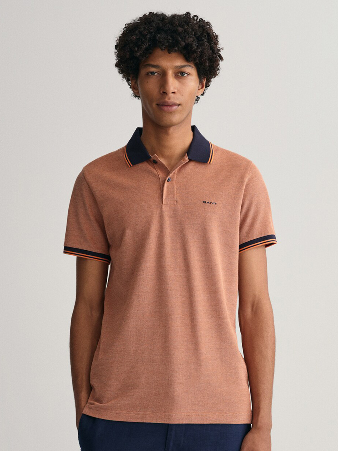 Buy GANT Men Polo Collar Short Sleeve Cotton T Shirt Tshirts for Men