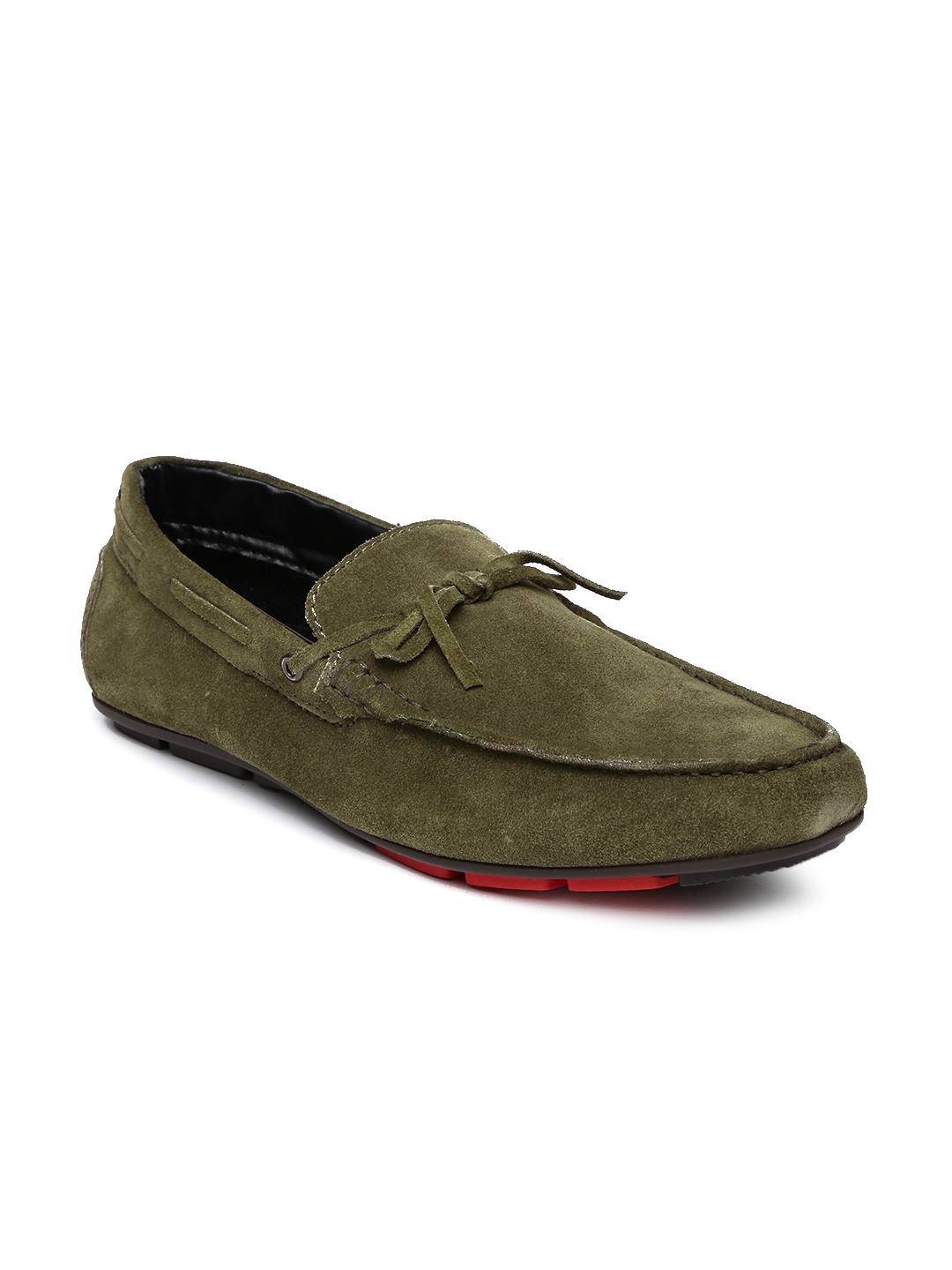 Buy Bata Men Olive Green SVEVO Boat Shoes - Casual Shoes for Men ...