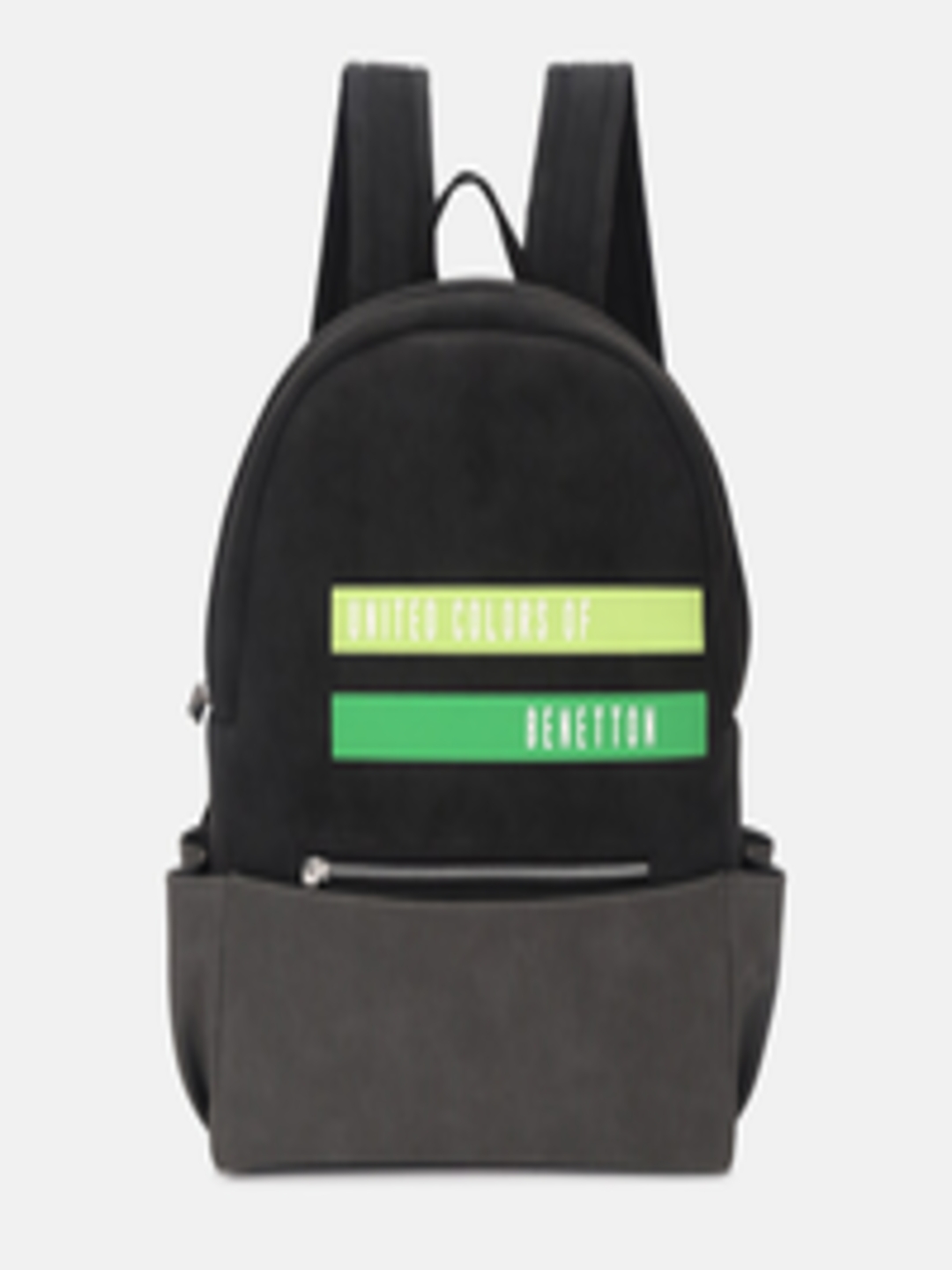 Buy United Colors Of Benetton Men Typography Water Resistance Backpack ...