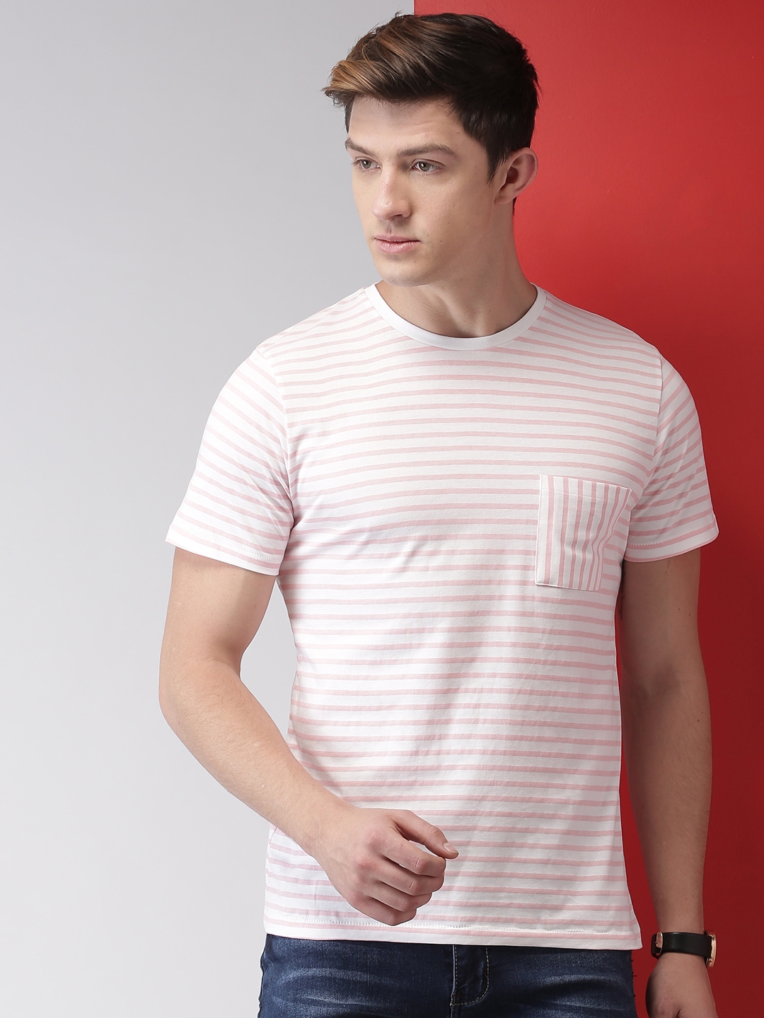 mast and harbour pink shirt