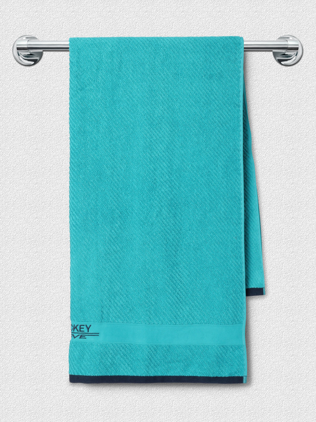 Buy Jockey Turquoise Blue Striped 500 GSM Ultrasoft Cotton Terry High