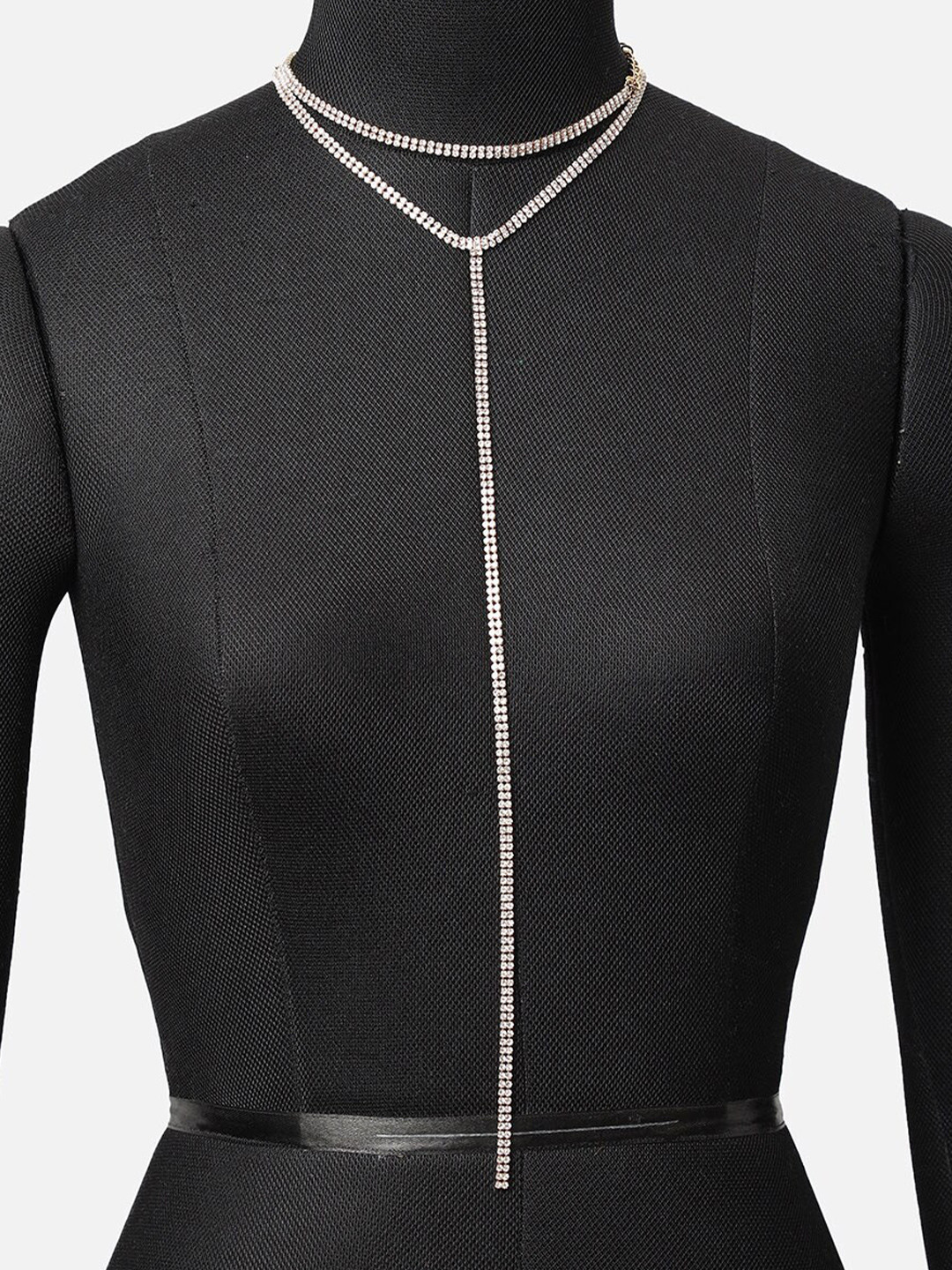 Buy SOHI Silver Plated Body Chain Necklace And Chains for Women