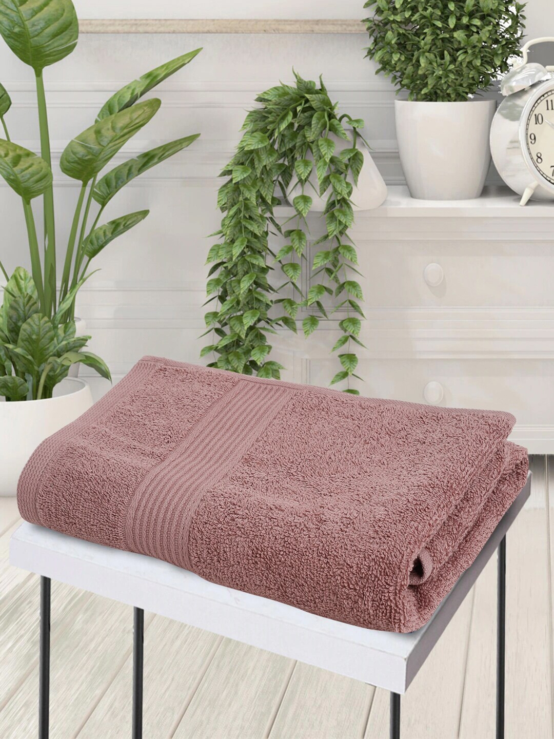Buy Creeva Mauve Solid 400 GSM Pure Cotton Hand Towel Hand Towels for Unisex 22086090 Myntra