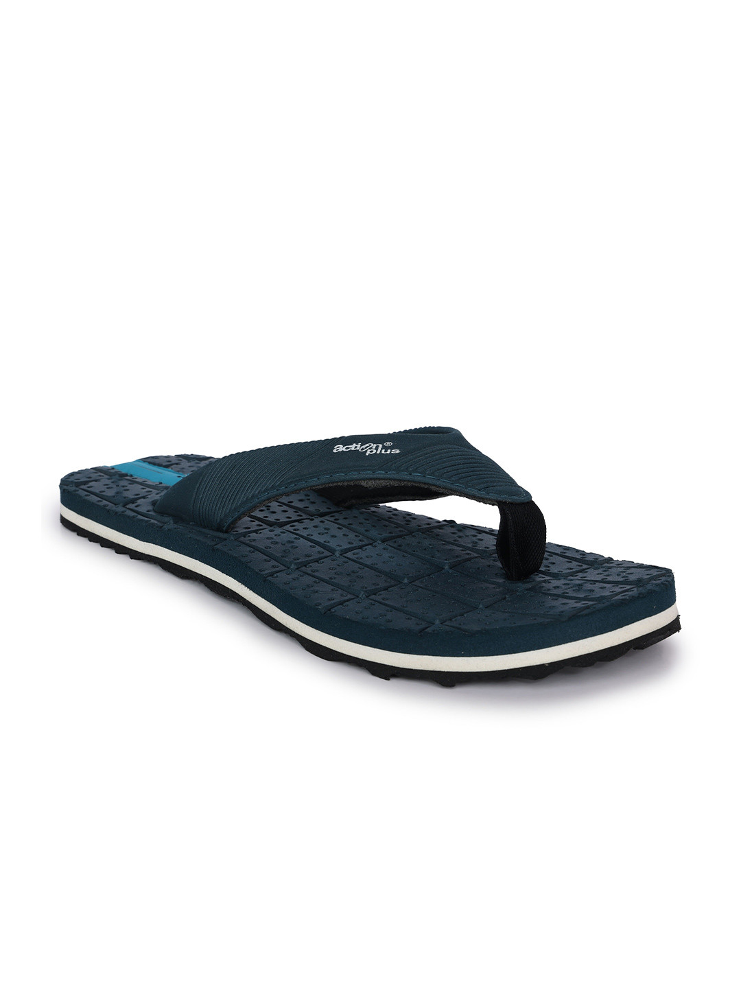 Buy Action Men Cushion Footbed Anti Skid Sole Thong Flip Flops - Flip ...