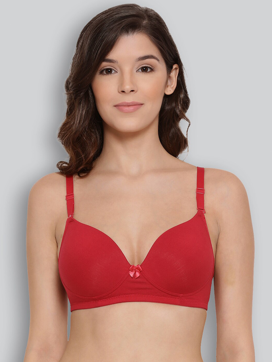 Buy Lyra Combed Cotton Seamless Wrinkle Free Cups Bra With Detachable