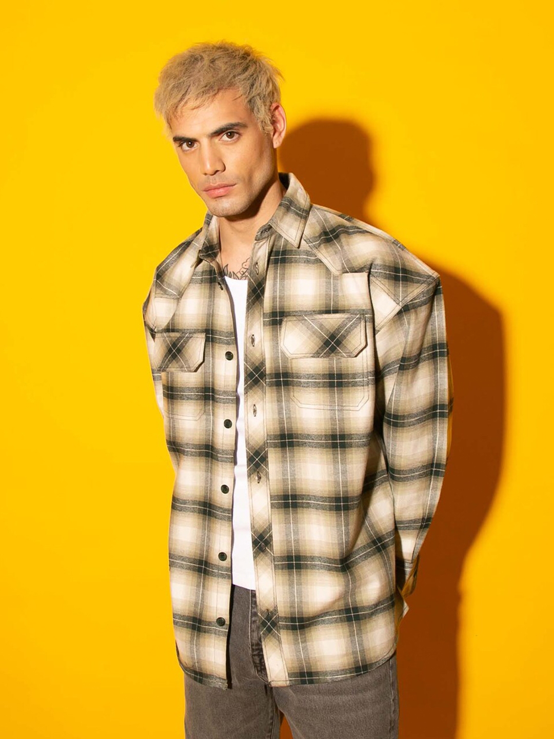 Buy Bonkers Corner Boxy Tartan Checked Cotton Casual Shirt Shirts For buy-bonkers-corner-boxy-tartan-checked-cotton-casual-shirt-shirts-for