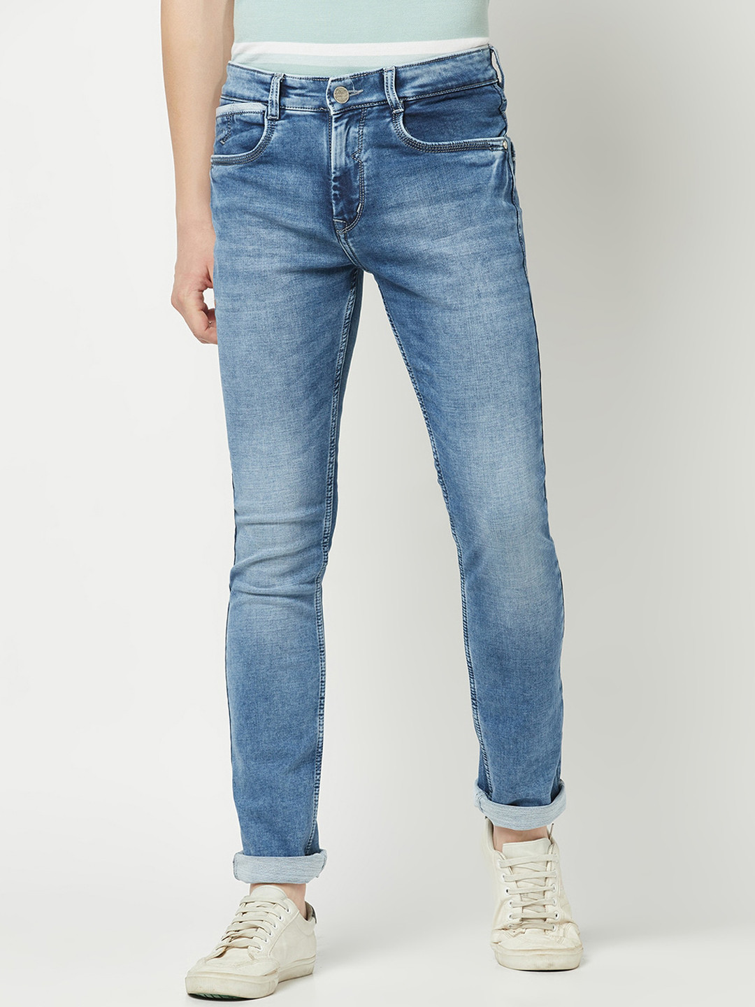 Buy Crimsoune Club Men Urban Slim Fit Heavy Fade Stretchable Jeans buy-crimsoune-club-men-urban-slim-fit-heavy-fade-stretchable-jeans