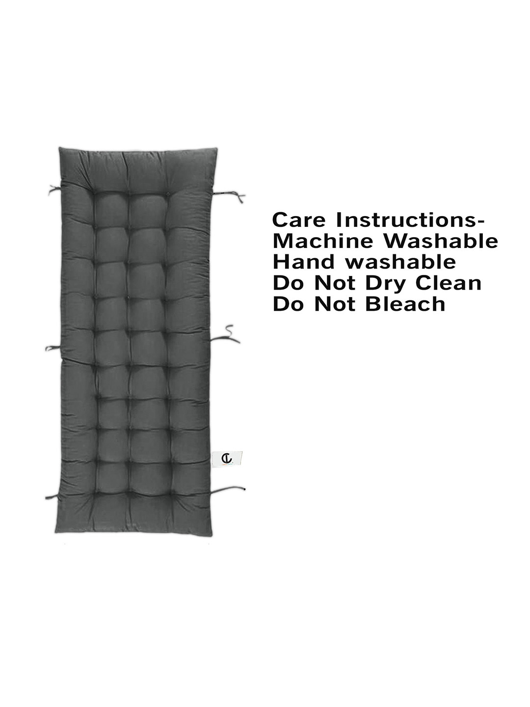 Buy CURIOUS LIFESTYLE Grey Self Design Cotton Microfibre Super Comfy