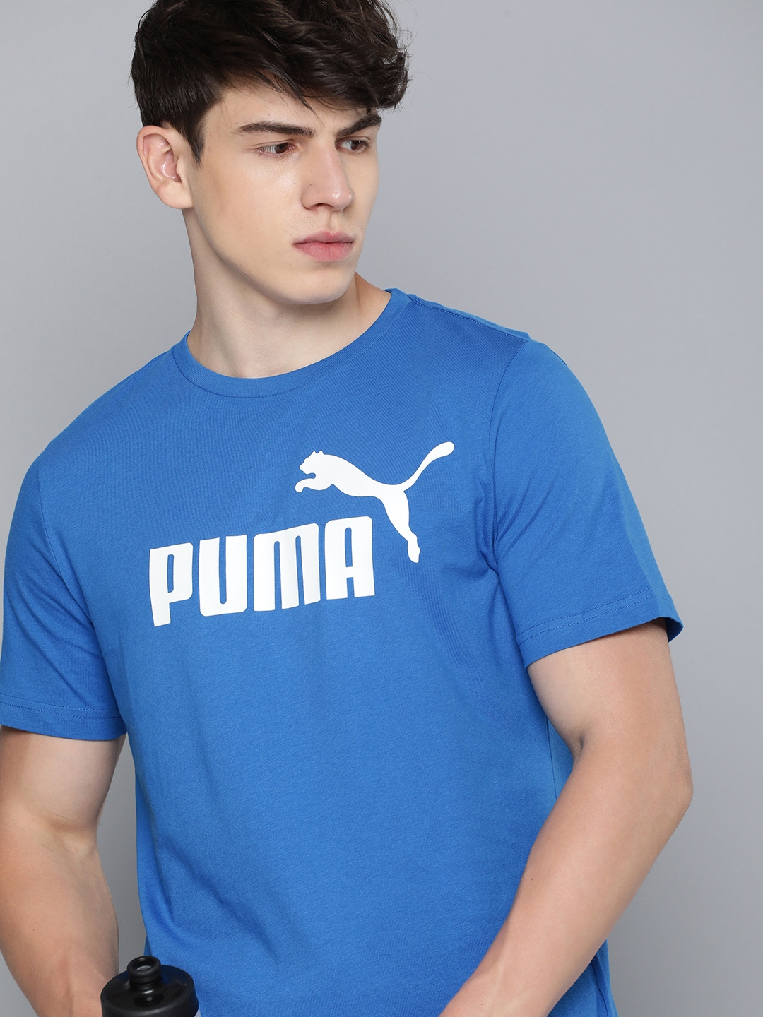 Buy Puma Men Pure Cotton Brand Logo Printed Round Neck Sports T Shirt Tshirts For Men 22109380 