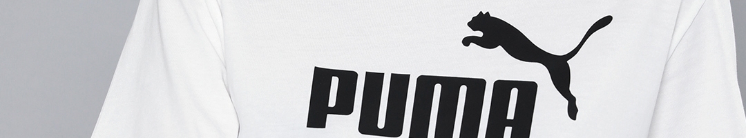 Buy Puma Women Pure Cotton Relaxed Fit Brand Logo Printed Outdoor T ...